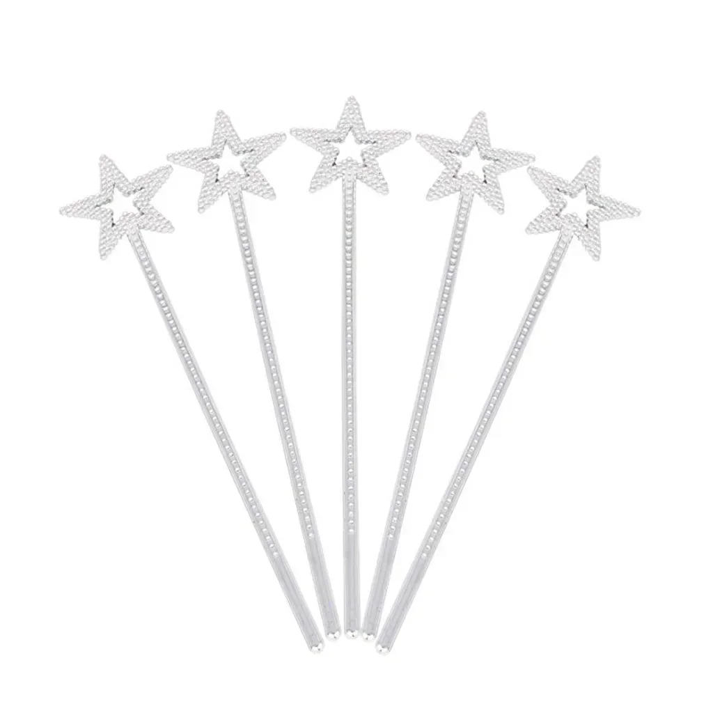 Elf Costume Christmas - 24pcs Silver Gold Fairy Rod Star