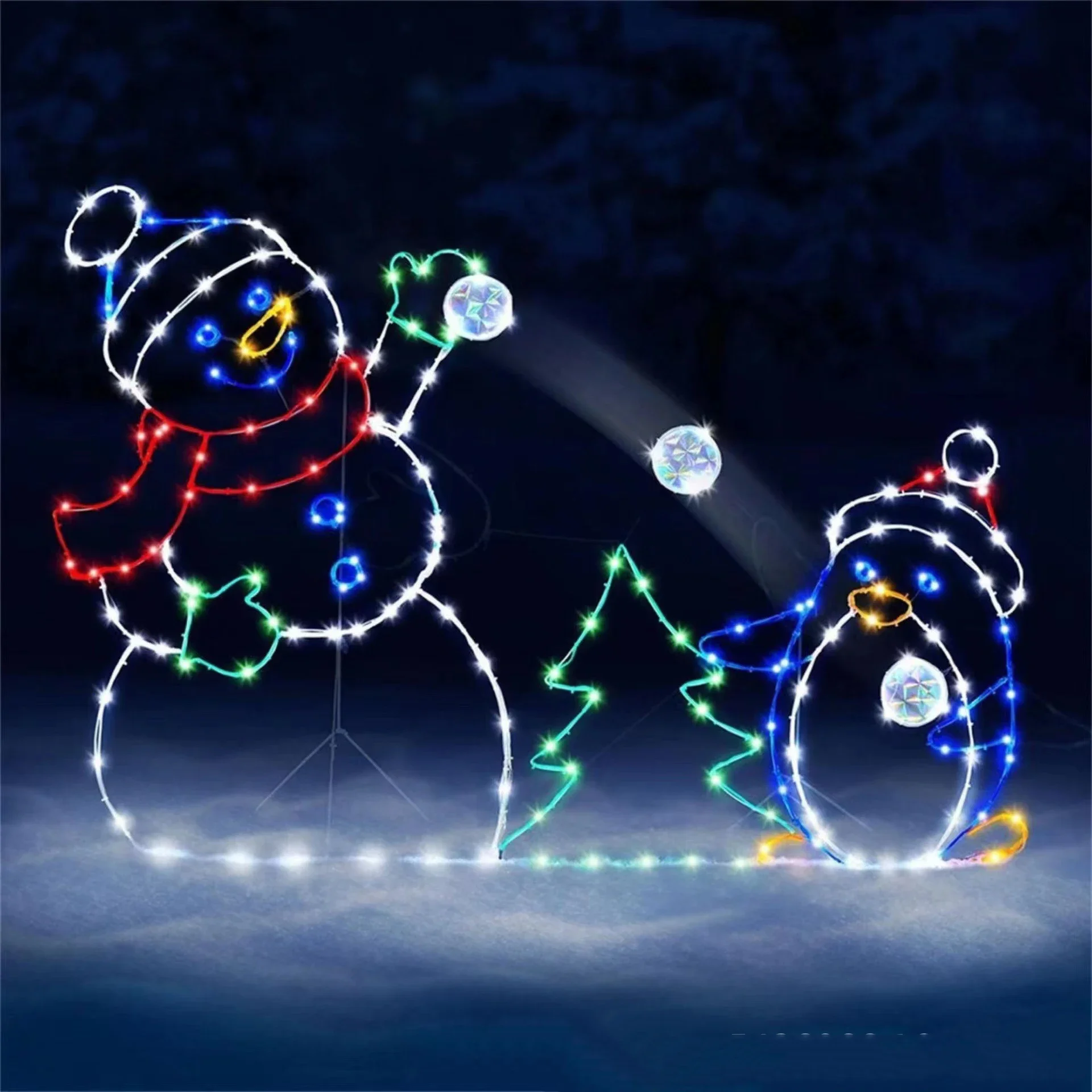 Animated Snowball Light LED Gl - Christmas Lights Outdoor 리뷰 및 가격