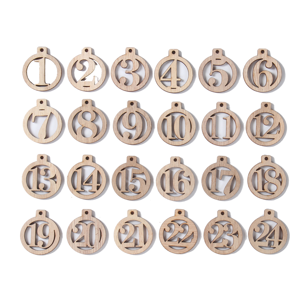 Number 1-25 Digital Wooden Chr - Advent Calendar Gift 리뷰 및 가격