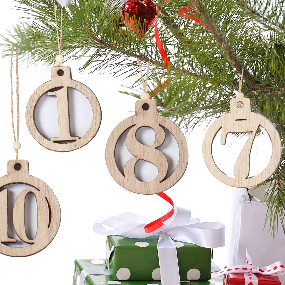 Number 1-25 Digital Wooden Chr - Advent Calendar Gift 리뷰 및 가격