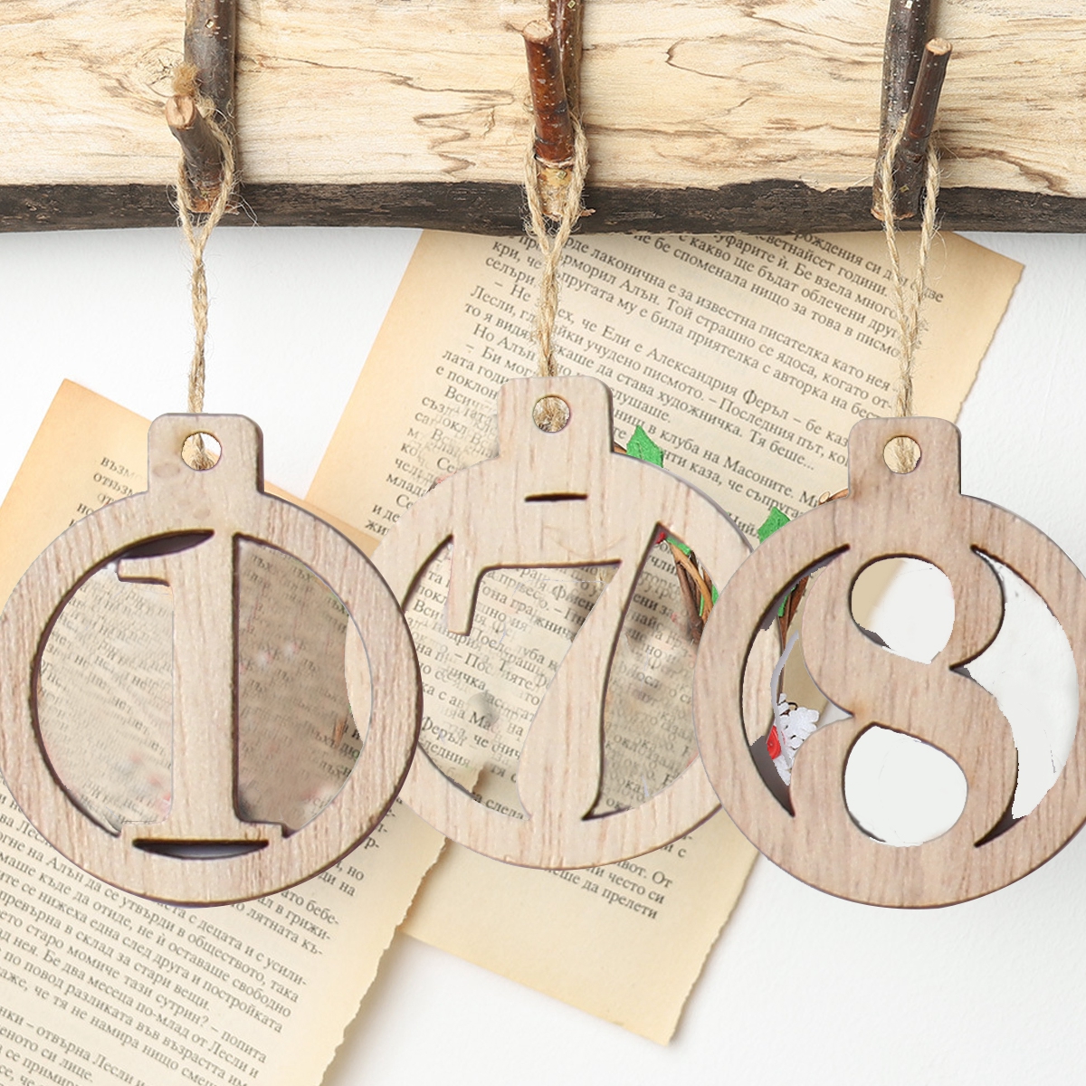 Number 1-25 Digital Wooden Chr - Advent Calendar Gift 리뷰 및 가격