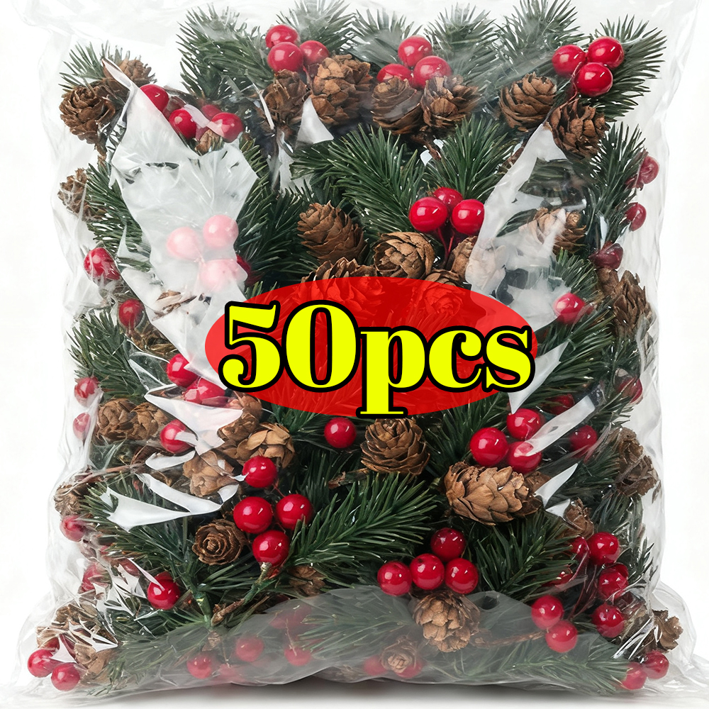 5/50Pcs Christmas Artificial P - Christmas Tree Artificial 리뷰 및 가격