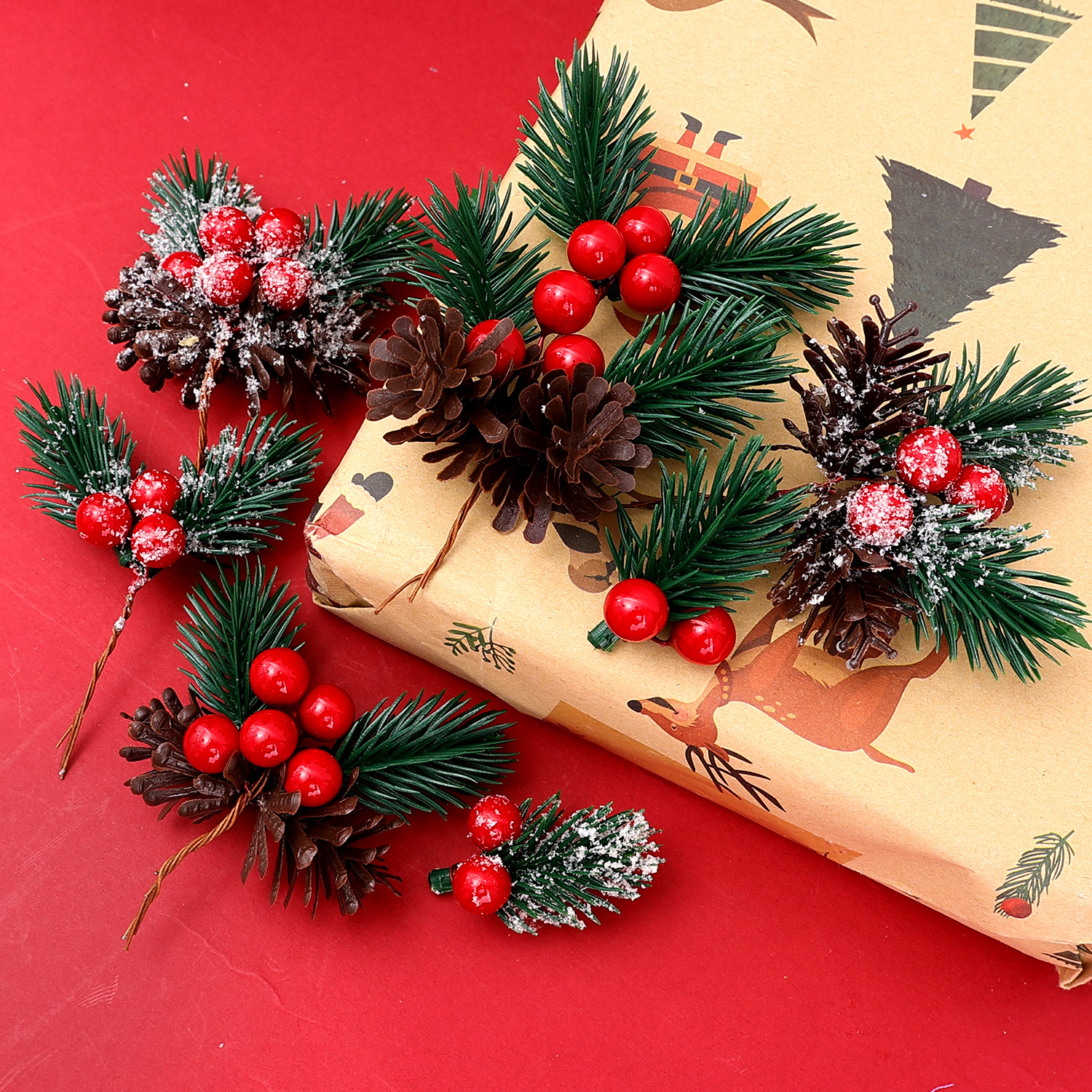 5/50Pcs Christmas Artificial P - Christmas Tree Artificial 리뷰 및 가격