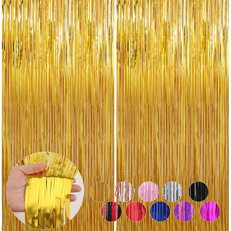 2M Glitter Gold Tinsel Fringe  - Tinsel Garland Decoration 리뷰 및 가격