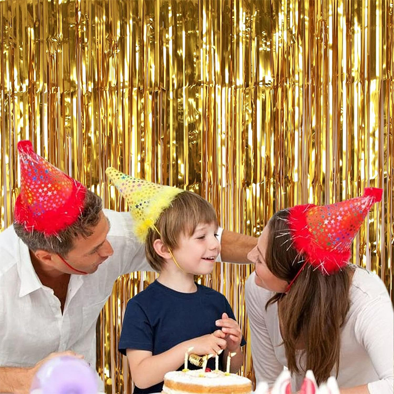 2M Glitter Gold Tinsel Fringe  - Tinsel Garland Decoration 리뷰 및 가격