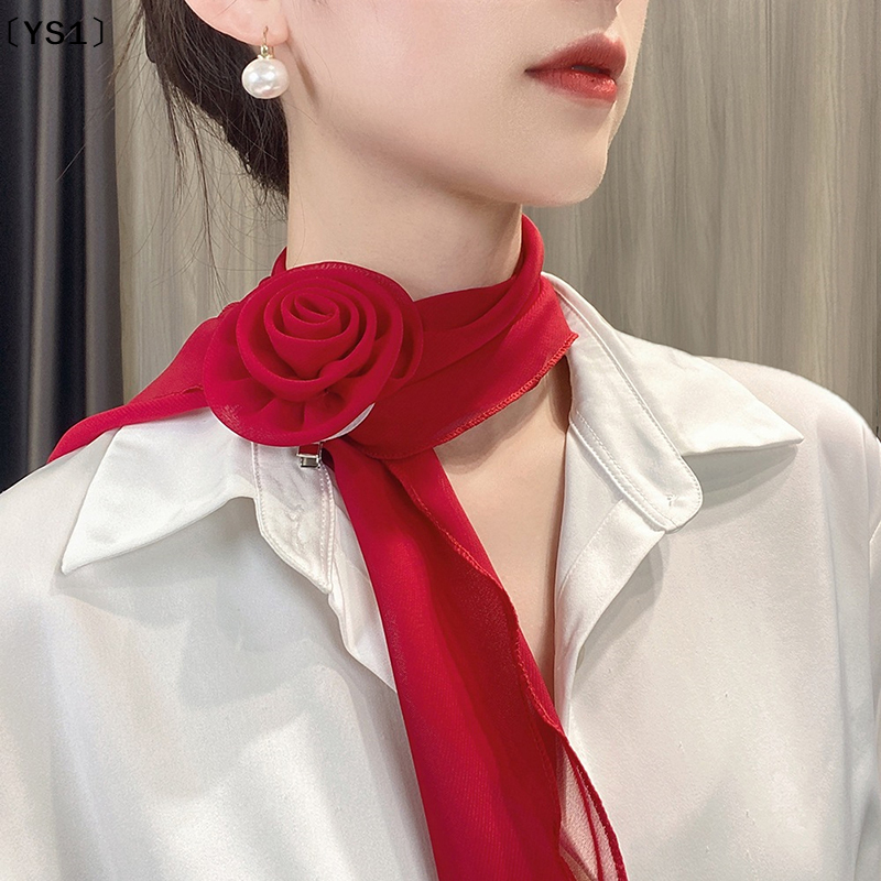 〔YS1〕Fashion Rose Flower Silk  - Ribbon Bow Gift 리뷰 및 가격