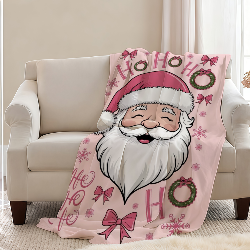 Pink Christmas Blanket Throw S - Christmas Throw Blanket 리뷰 및 가격