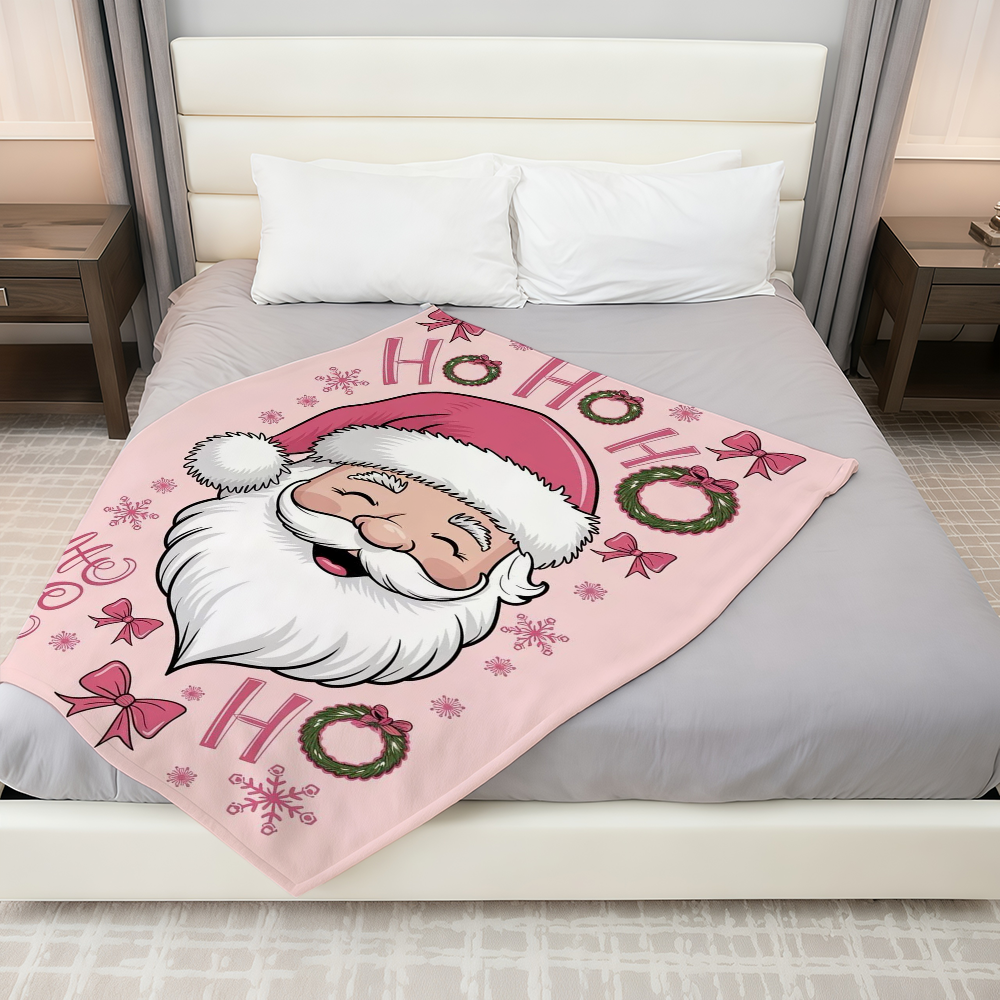 Pink Christmas Blanket Throw S - Christmas Throw Blanket 리뷰 및 가격