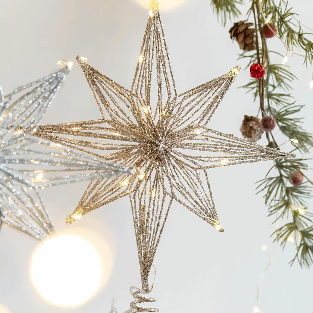 30cm Led Star Christmas Tree T - Star Tree Topper 리뷰 및 가격