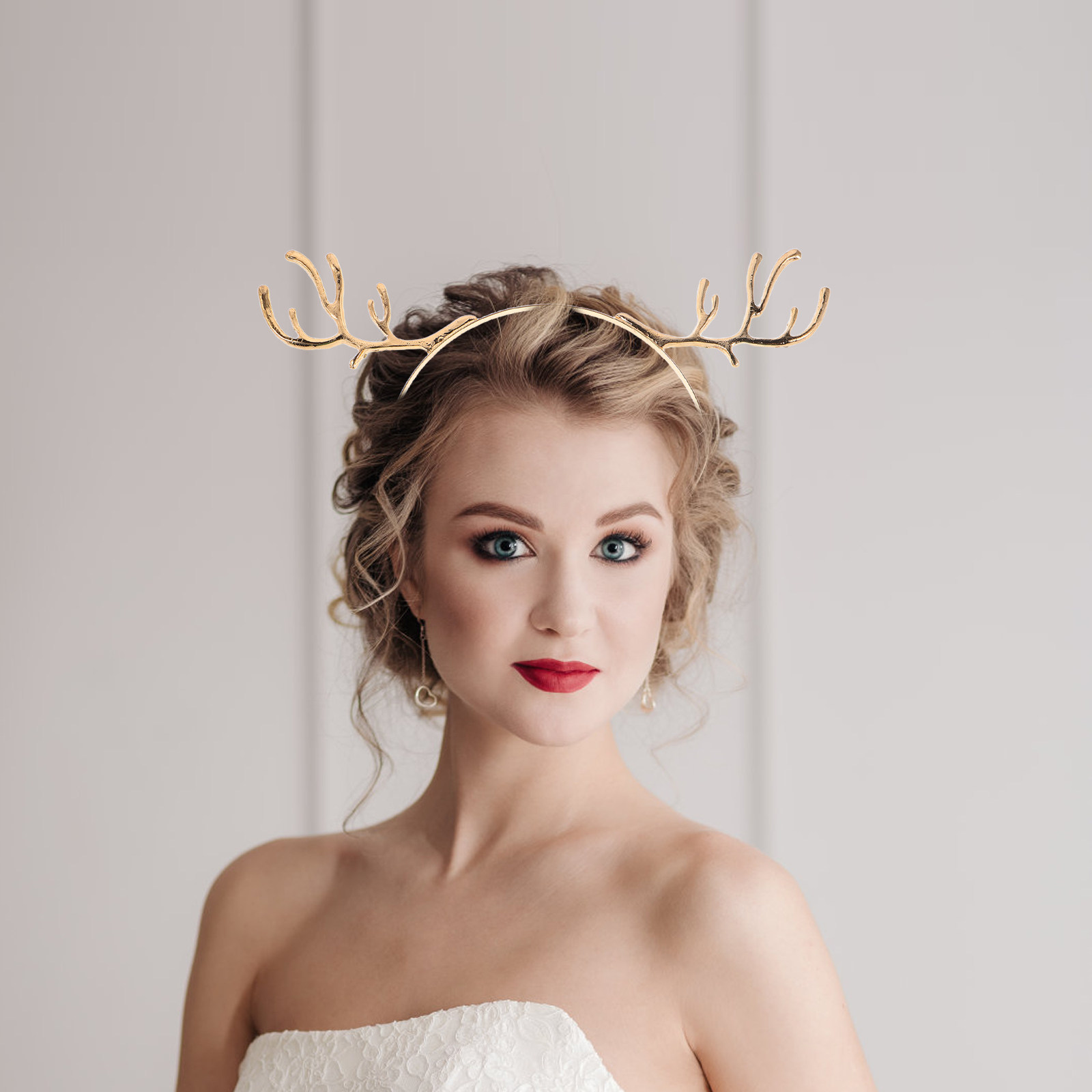 3Pcs Cute Reindeer Antler Head - Reindeer Antlers Headband 리뷰 및 가격