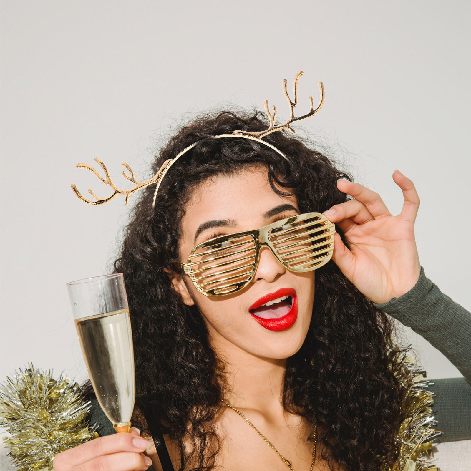 3Pcs Cute Reindeer Antler Head - Reindeer Antlers Headband 리뷰 및 가격