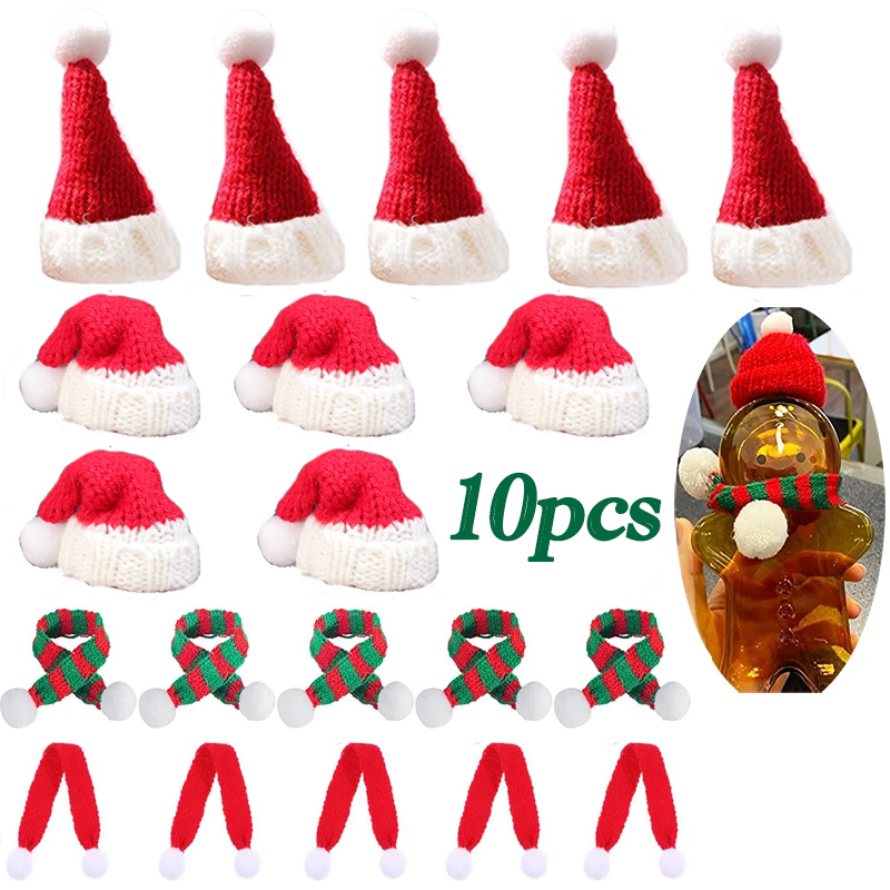 1-10pcs Christmas Doll Mini Fi - Santa Hat Plush 리뷰 및 가격