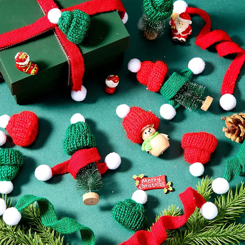 1-10pcs Christmas Doll Mini Fi - Santa Hat Plush 리뷰 및 가격