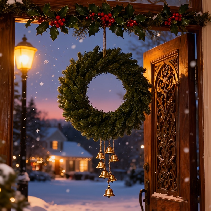 1pc Artificial Christmas Wreat - Christmas Wreath Fake 리뷰 및 가격