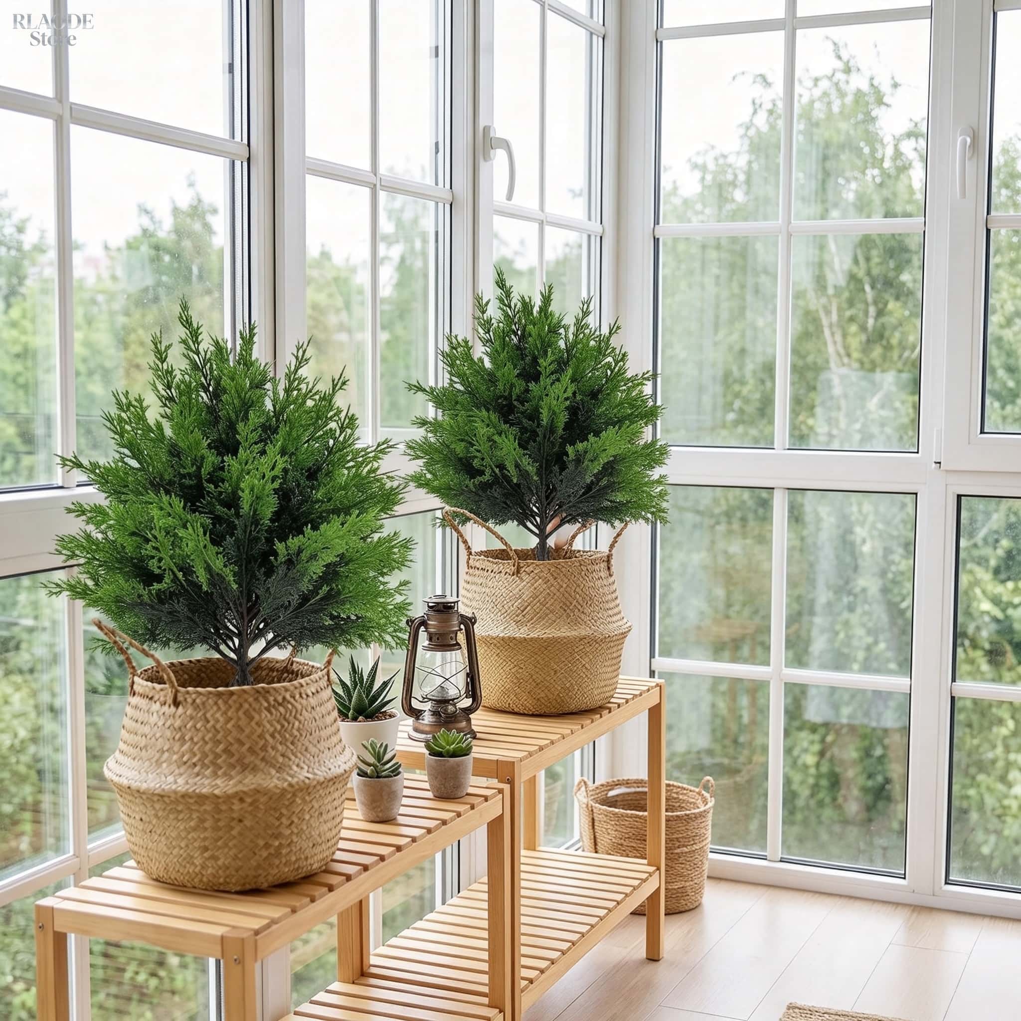 2pcs Outdoor Artificial Greene - Christmas Tree Artificial 리뷰 및 가격