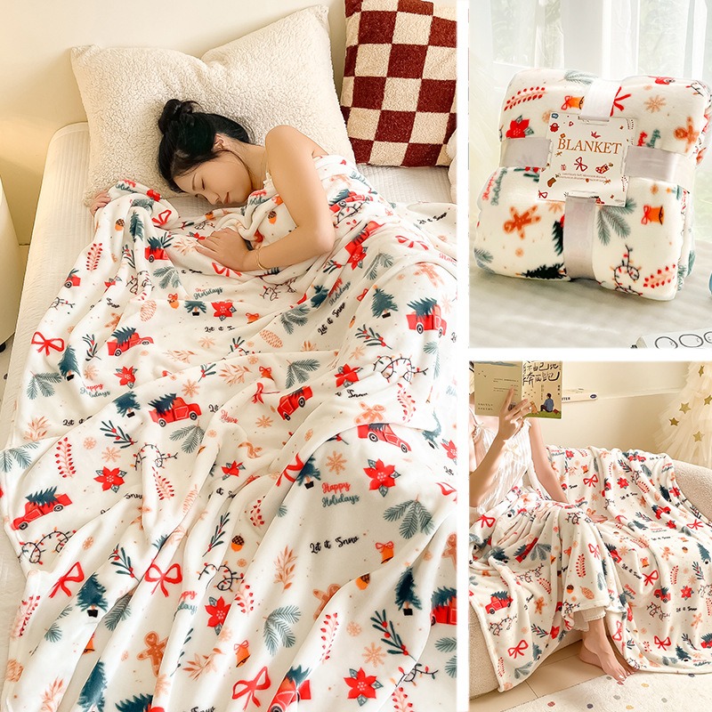 70x100cm Christmas Thickened F - Christmas Throw Blanket 리뷰 및 가격