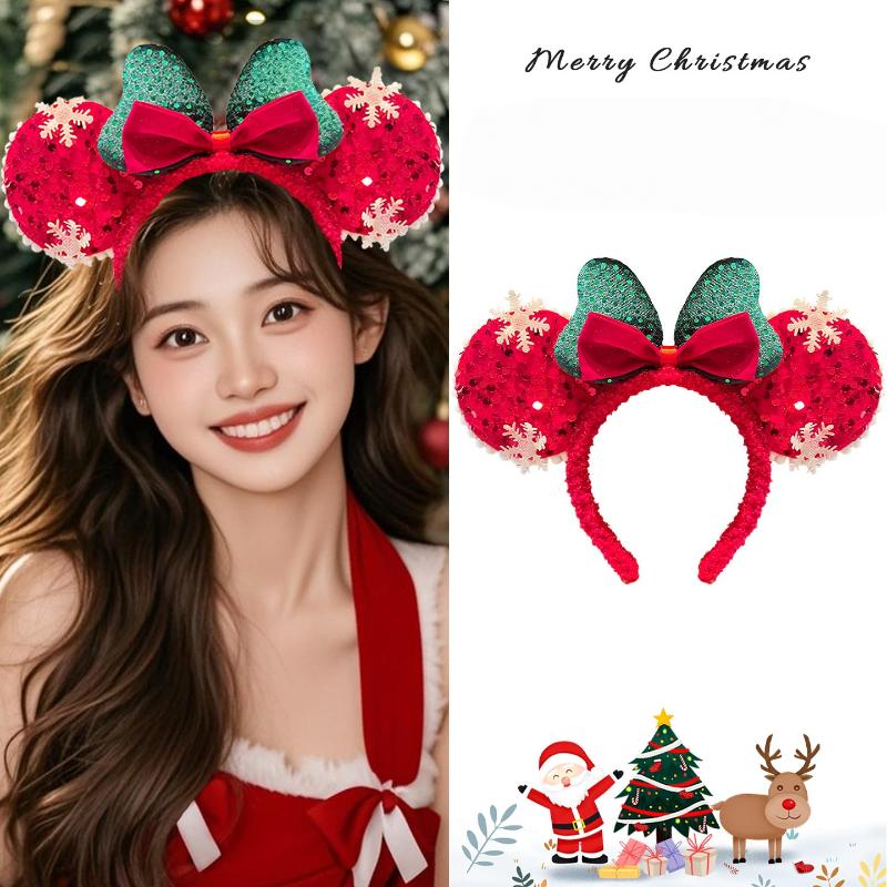 Kawaii Christmas Headband Cute - Ribbon Bow Gift 리뷰 및 가격