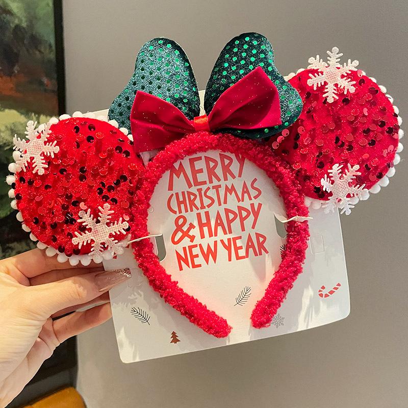 Kawaii Christmas Headband Cute - Ribbon Bow Gift 리뷰 및 가격