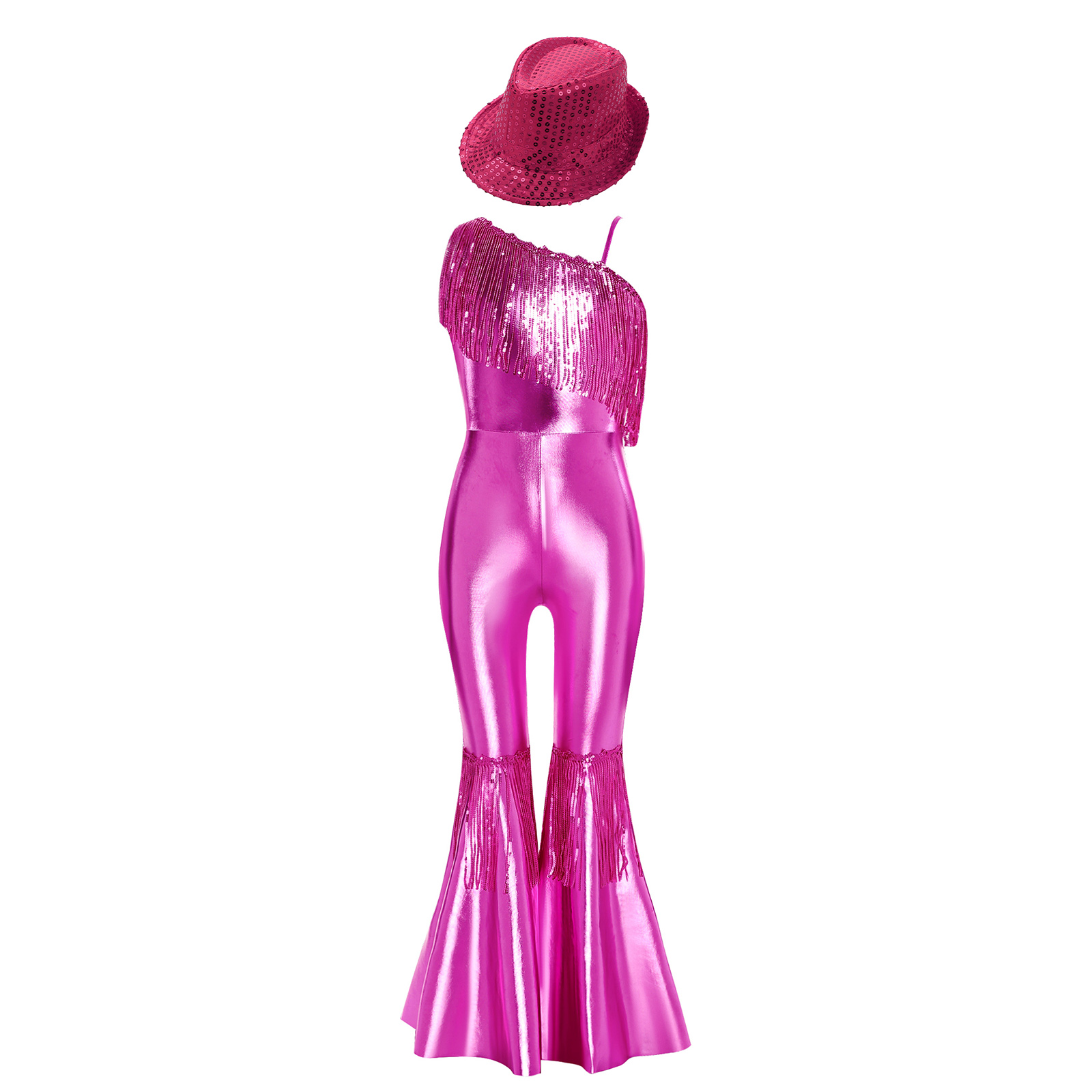 Girls Sparkly Sequins Jumpsuit - Elf Costume Christmas 리뷰 및 가격