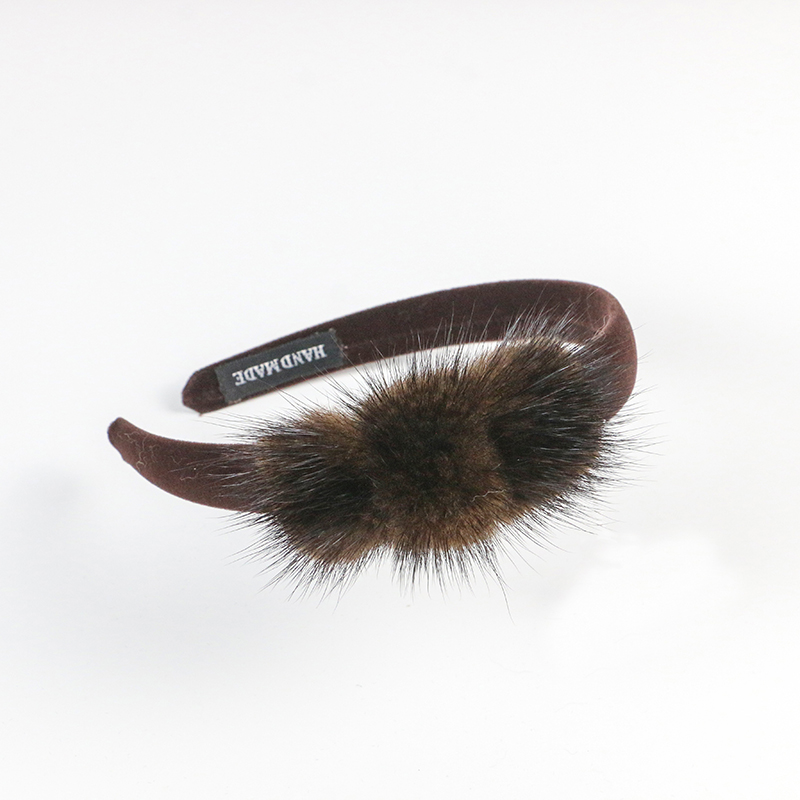 Real Mink Cosmetic Headbands W - Ribbon Bow Gift 리뷰 및 가격