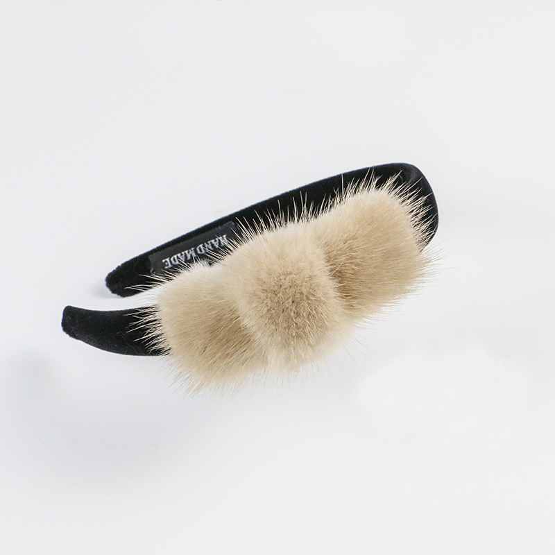 Real Mink Cosmetic Headbands W - Ribbon Bow Gift 리뷰 및 가격
