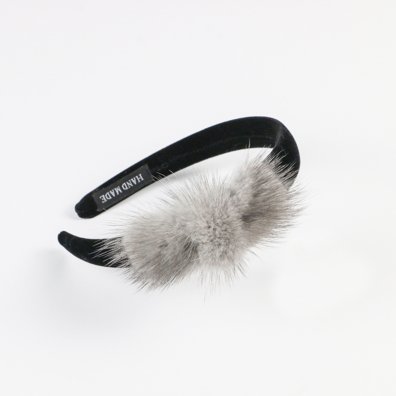 Real Mink Cosmetic Headbands W - Ribbon Bow Gift 리뷰 및 가격