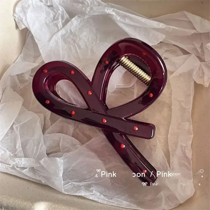 2Pcs Women Vintage Red Polka D - Ribbon Bow Gift 리뷰 및 가격