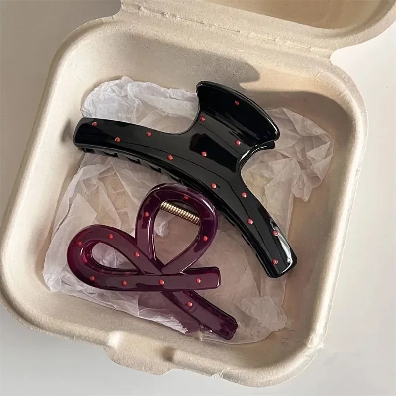 2Pcs Women Vintage Red Polka D - Ribbon Bow Gift 리뷰 및 가격