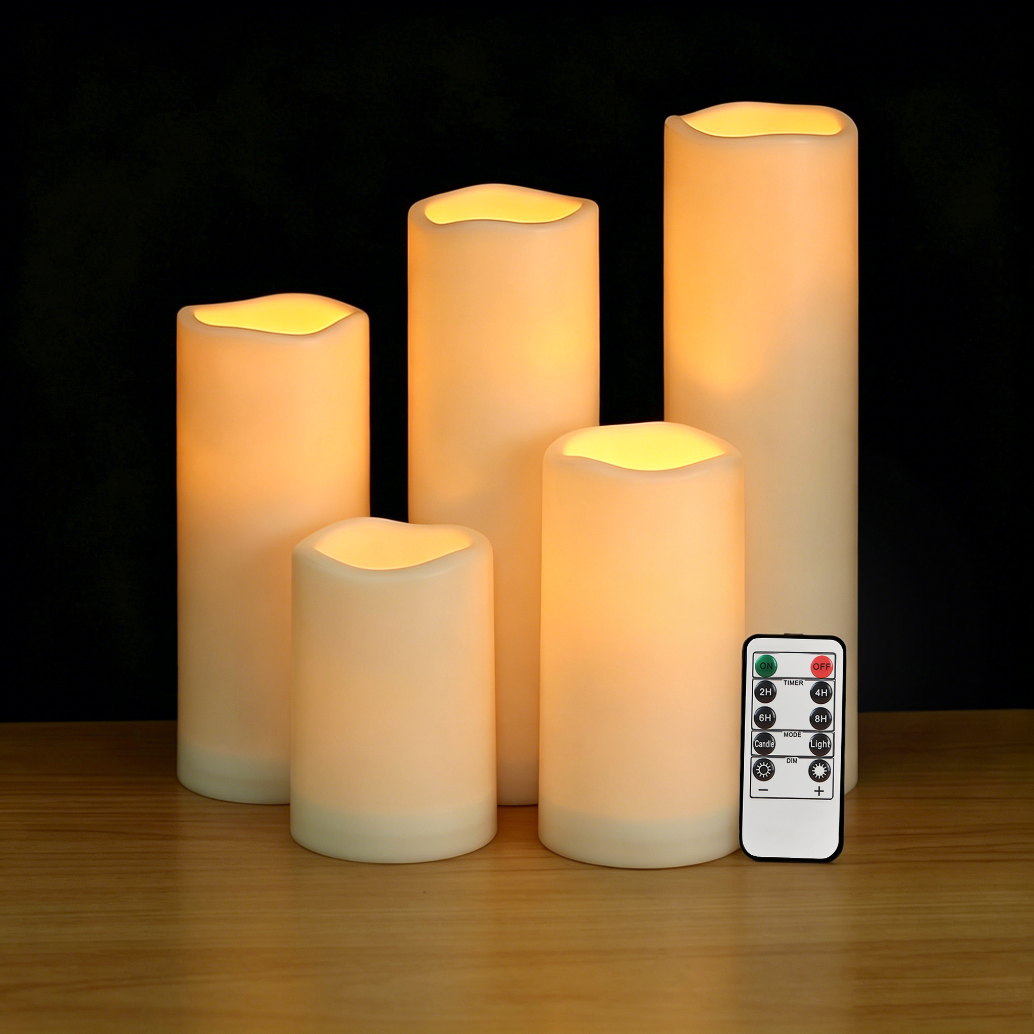 Flameless LED Pillar Candle Wa - Holiday Candle Set 리뷰 및 가격