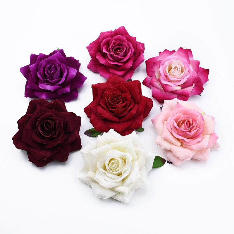 50PCS 10CM Big Roses Artificia - Christmas Wreath Fake 리뷰 및 가격