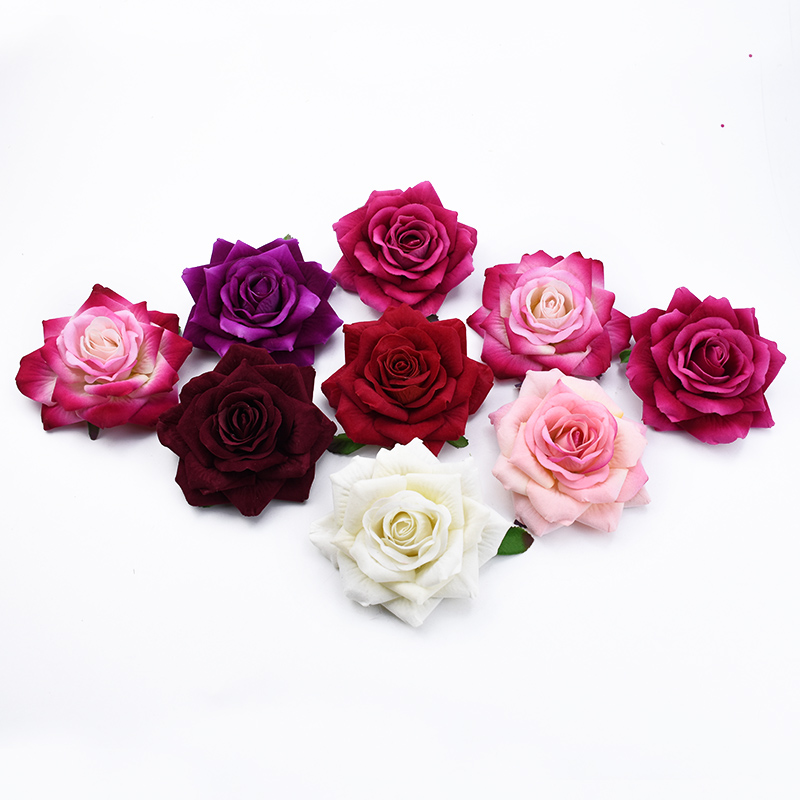 50PCS 10CM Big Roses Artificia - Christmas Wreath Fake 리뷰 및 가격