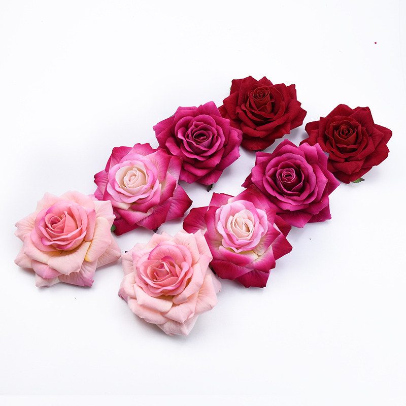 50PCS 10CM Big Roses Artificia - Christmas Wreath Fake 리뷰 및 가격