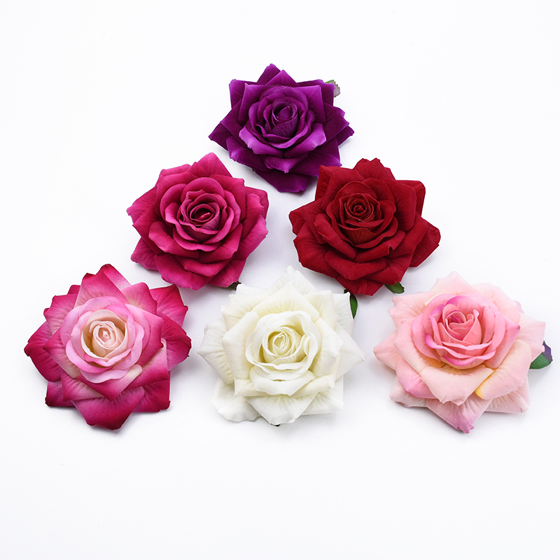 50PCS 10CM Big Roses Artificia - Christmas Wreath Fake 리뷰 및 가격