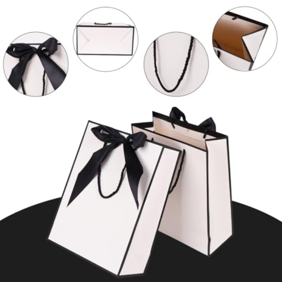 Gift Bags for Presents, 2 Pack - Ribbon Bow Gift 리뷰 및 가격