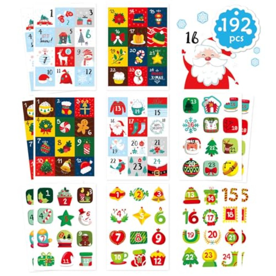 16 Sheets Christmas Advent Cal - Advent Calendar Gift 리뷰 및 가격