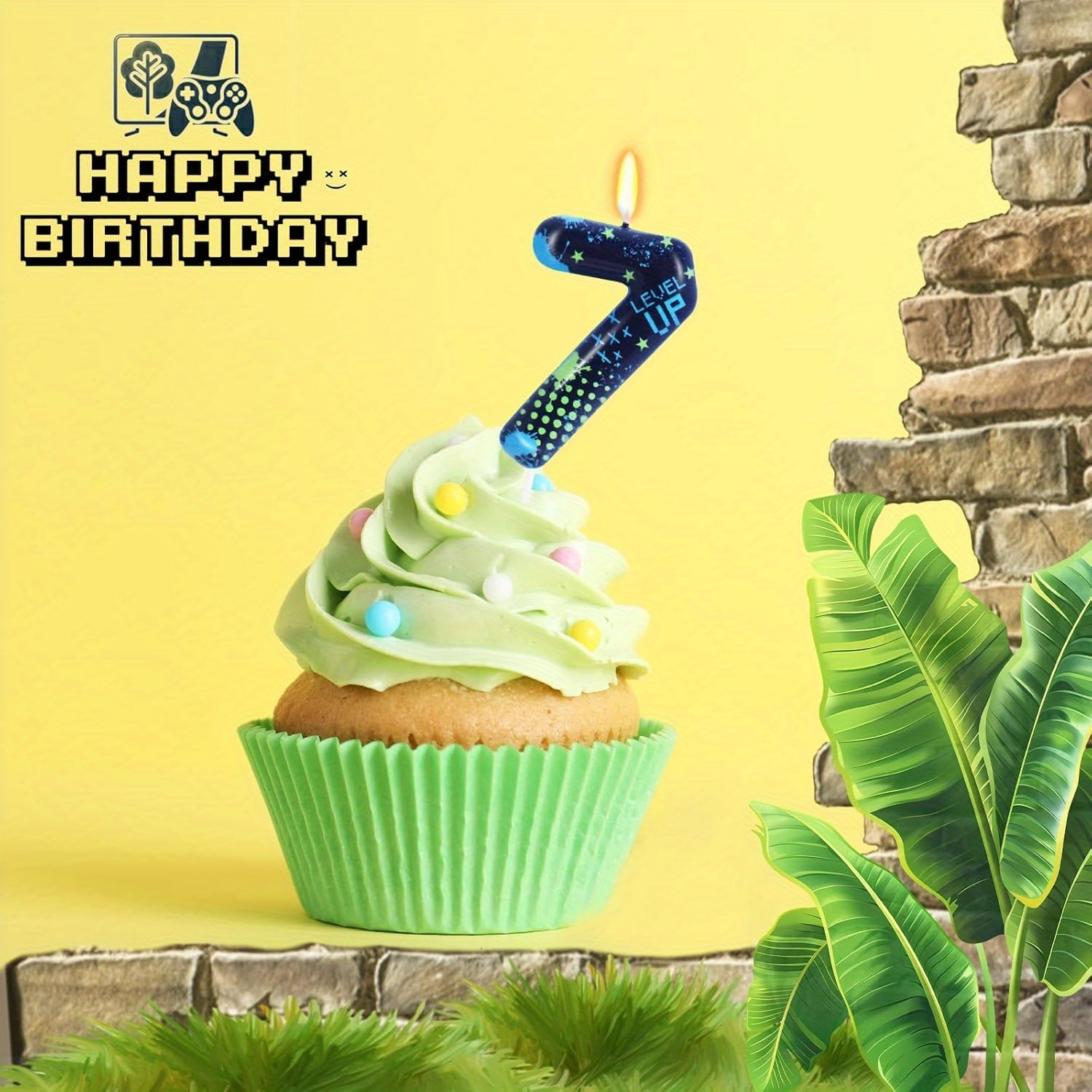 Blue Game Boy 0-9 Birthday Can - Holiday Candle Set 리뷰 및 가격