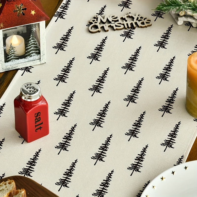 Simple Christmas Tree Table Ru - Christmas Table Runner 리뷰 및 가격
