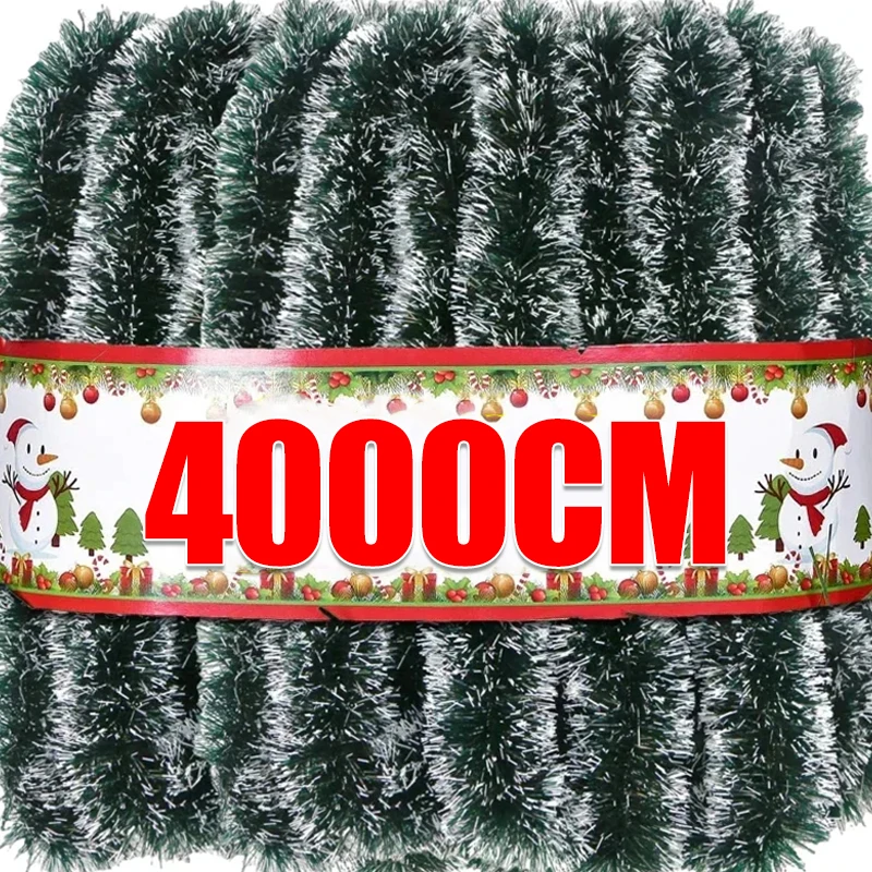 2/40m Christmas Tinsel Ribbons - Tinsel Garland Decoration 리뷰 및 가격