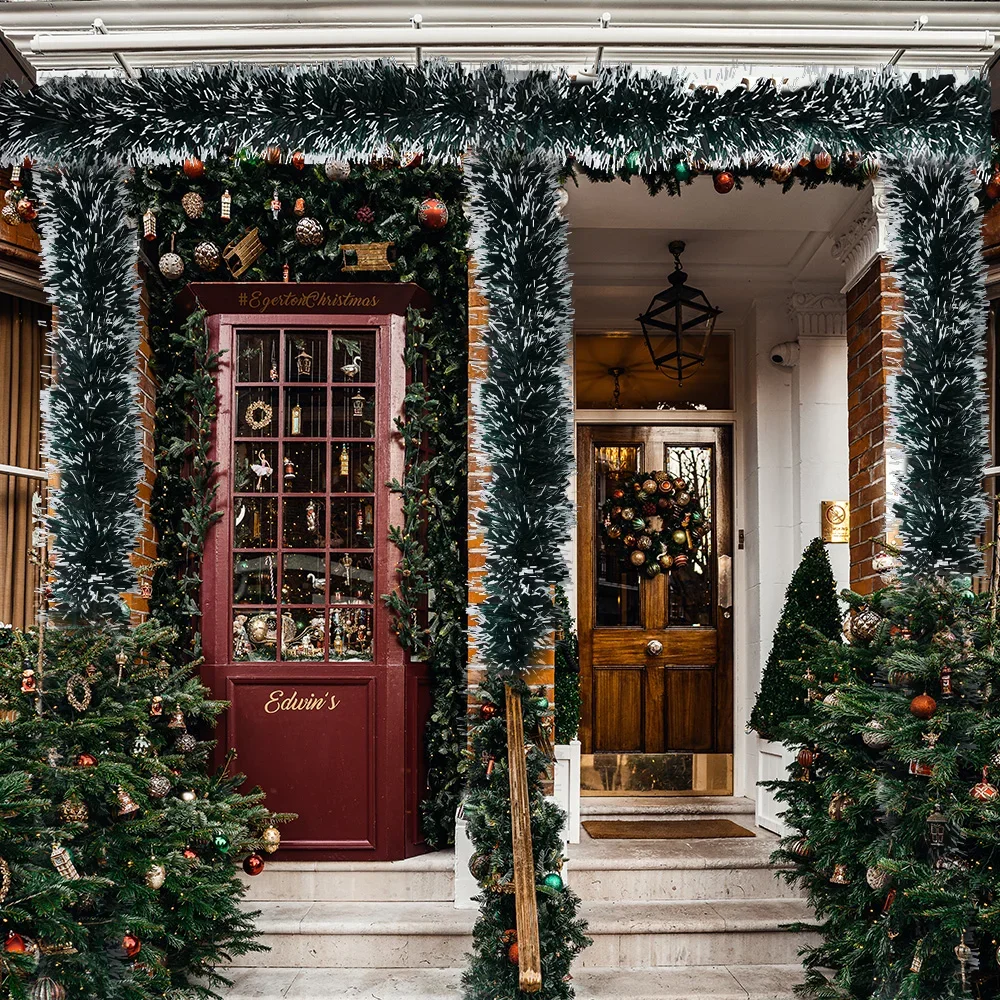 2/40m Christmas Tinsel Ribbons - Tinsel Garland Decoration 리뷰 및 가격