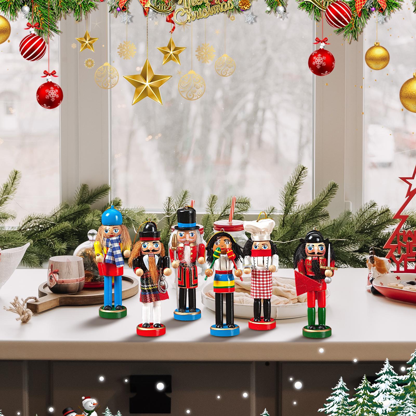 Nutcracker Christmas Decor 6 P - Nutcracker Figurine 리뷰 및 가격