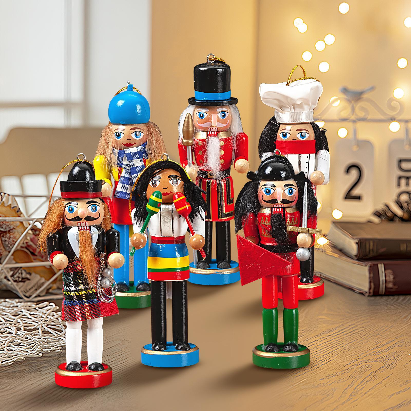 Nutcracker Christmas Decor 6 P - Nutcracker Figurine 리뷰 및 가격