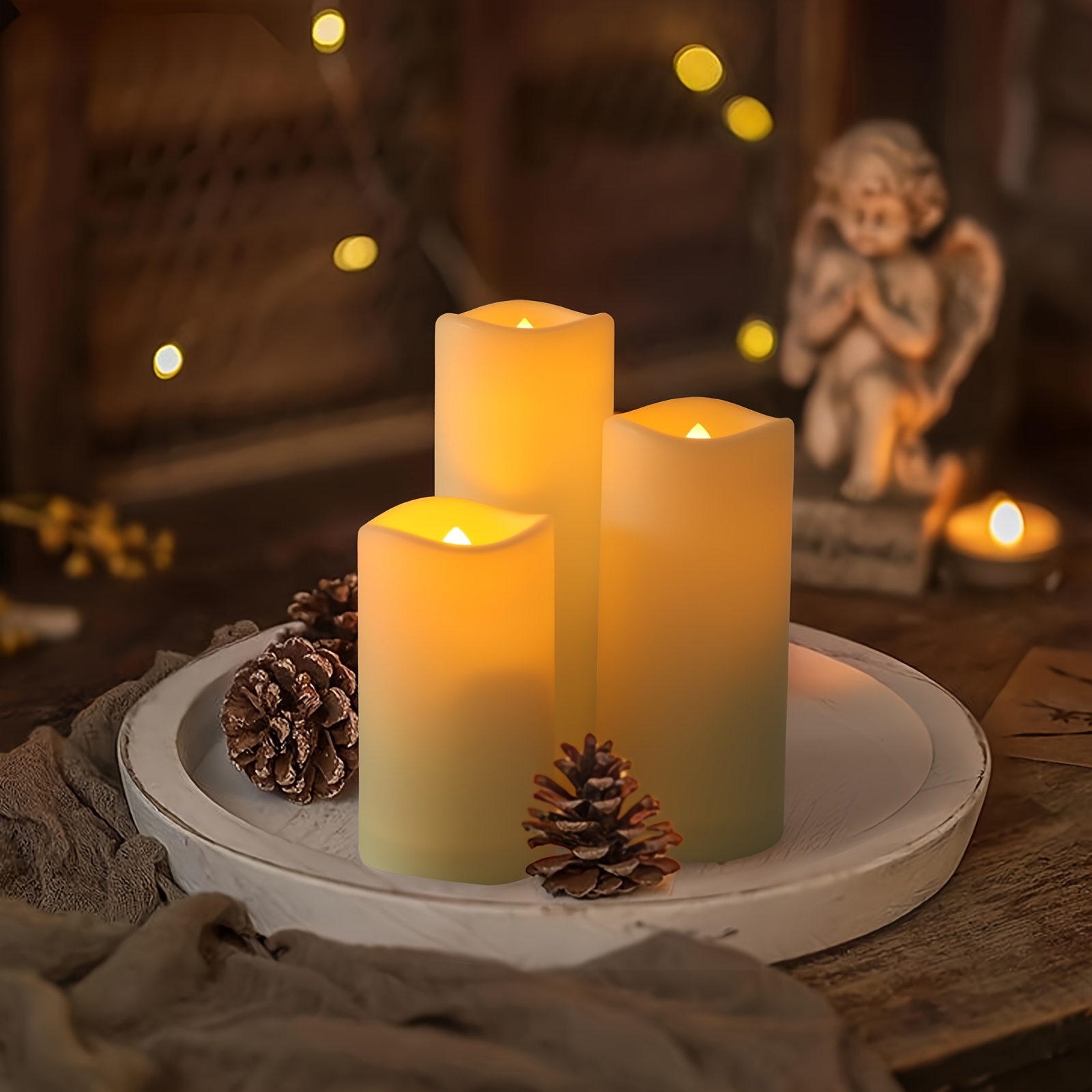 72-Piece Flameless Flickering  - Holiday Candle Set 리뷰 및 가격