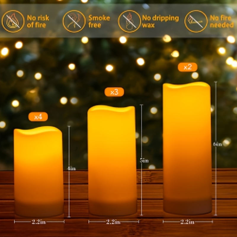72-Piece Flameless Flickering  - Holiday Candle Set 리뷰 및 가격