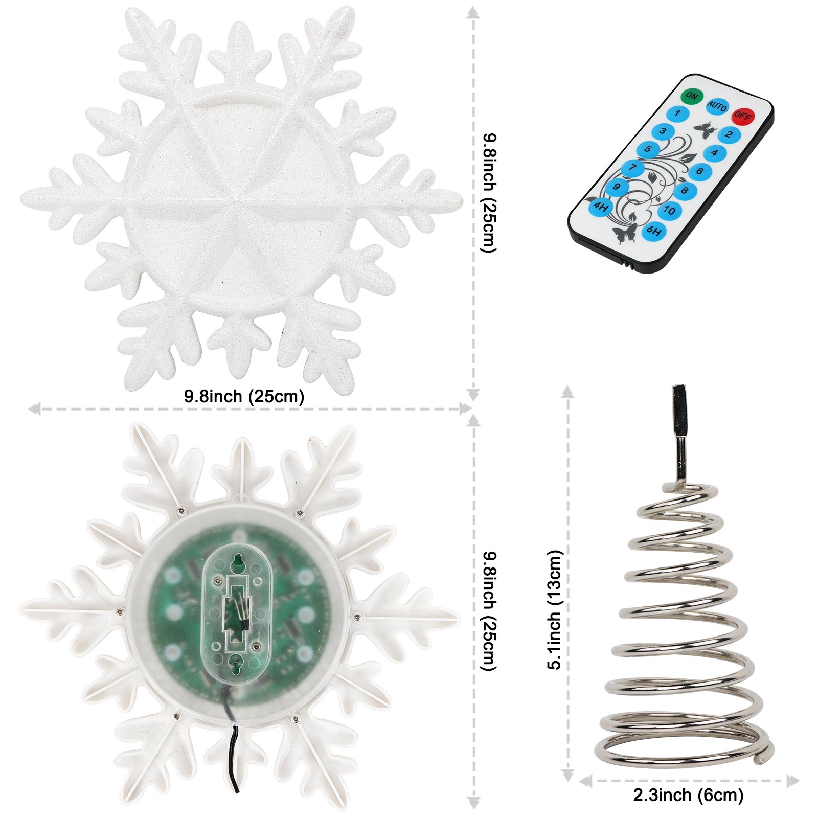OurWarm Lighted Christmas Tree - Star Tree Topper 리뷰 및 가격