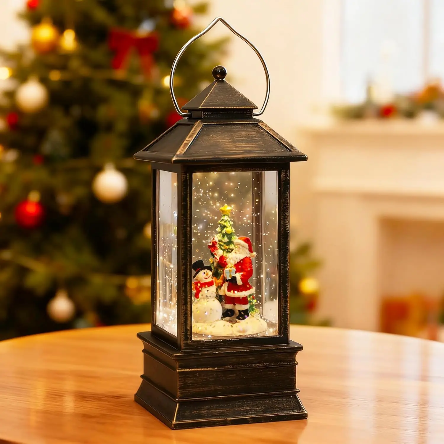 Christmas Snow Globe Lantern w - Snow Globe Musical 리뷰 및 가격