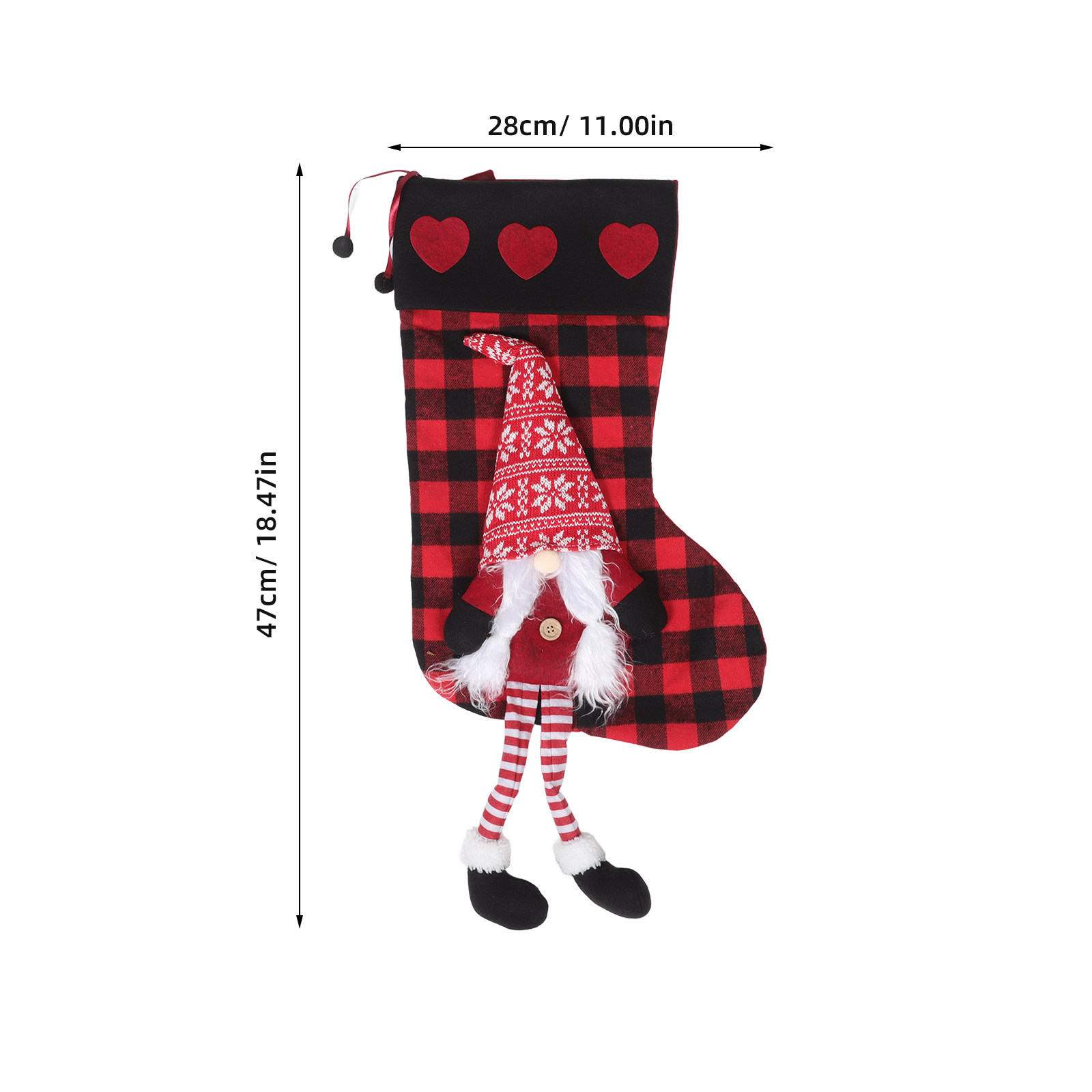 Plaid Christmas Stockings with - Christmas Stocking Hanging 리뷰 및 가격