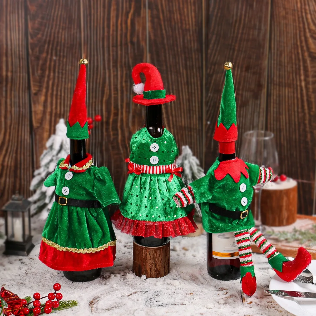 Christmas Cute Elf Wine Bottle - Elf Costume Christmas 리뷰 및 가격