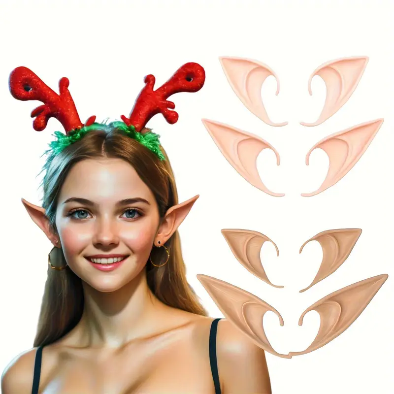Exquisite Latex Elf Ears for M - Elf Costume Christmas 리뷰 및 가격