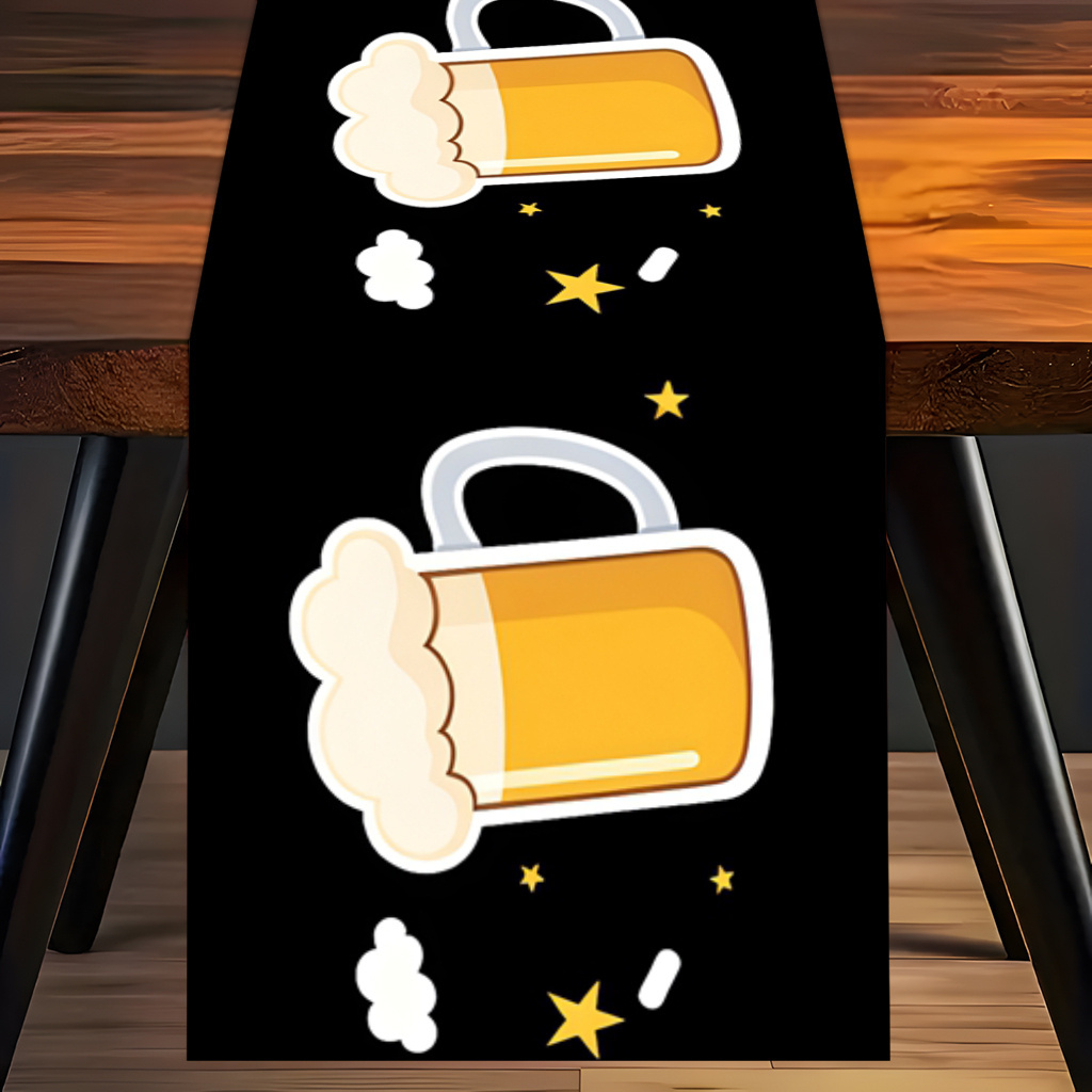 1pc 2D Flat Printed Table Runn - Christmas Table Runner 리뷰 및 가격