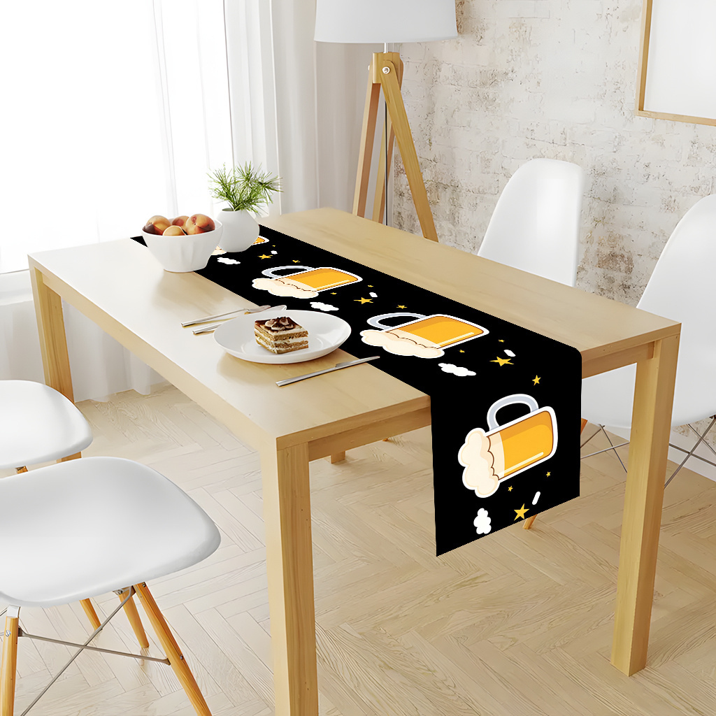 1pc 2D Flat Printed Table Runn - Christmas Table Runner 리뷰 및 가격